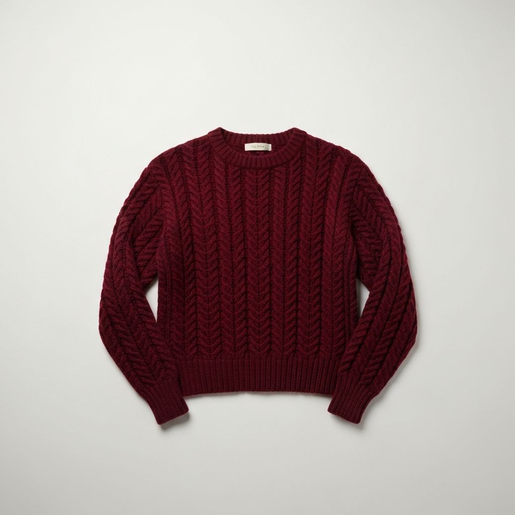 Burgundy Knit